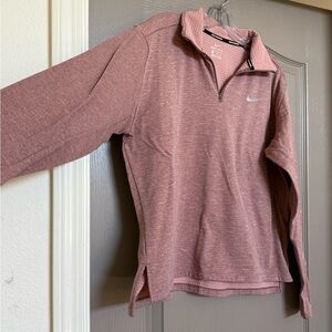 Nike Pink Quarter-Zip Pullover